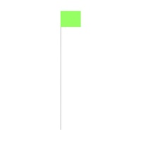 Stake Flags 100 Pack 125 x 750mm Glo Lime
