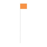 Stake Flags 100 Pack 125 x 750mm Glo Orge