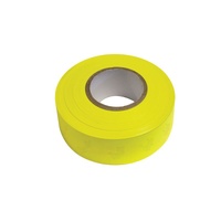 Flagging Tape 30mm x 45M Yellow Glo 12 Pack